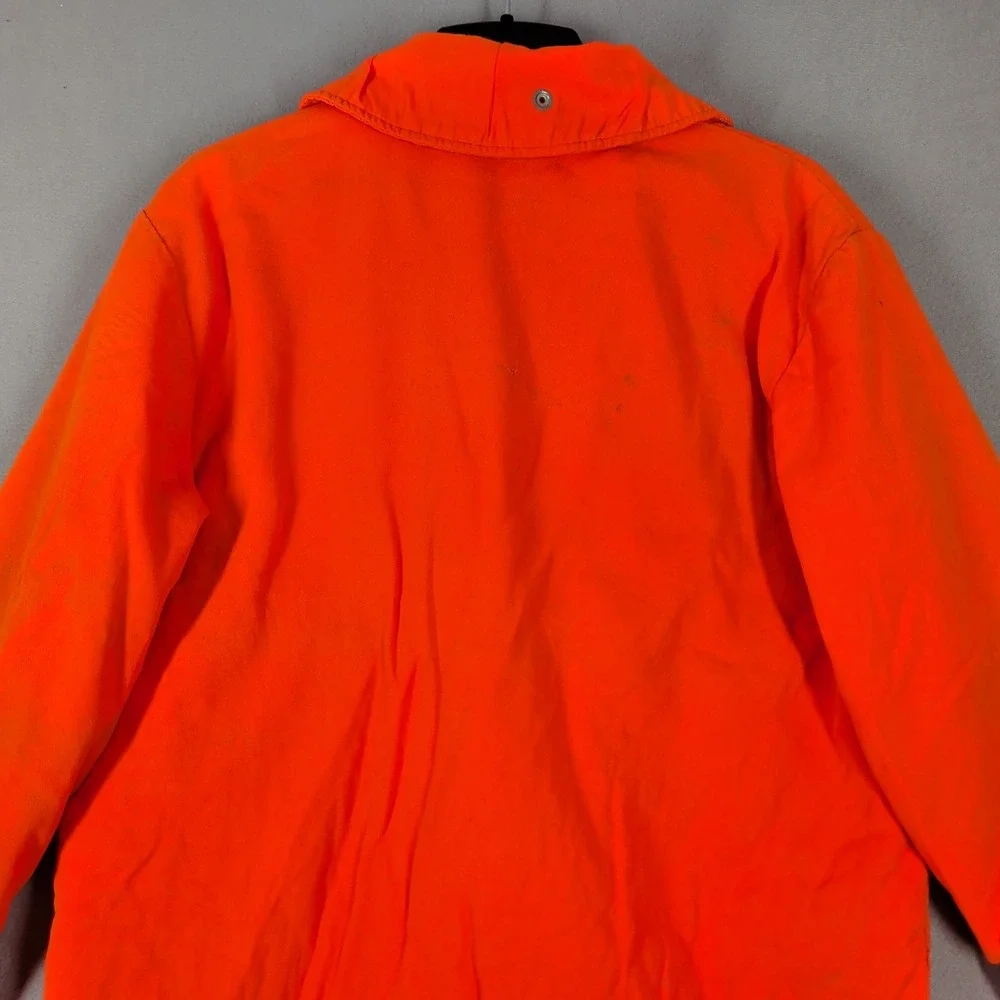 Vintage American Field Jacket Mens L Orange Drybak‎ Hunting